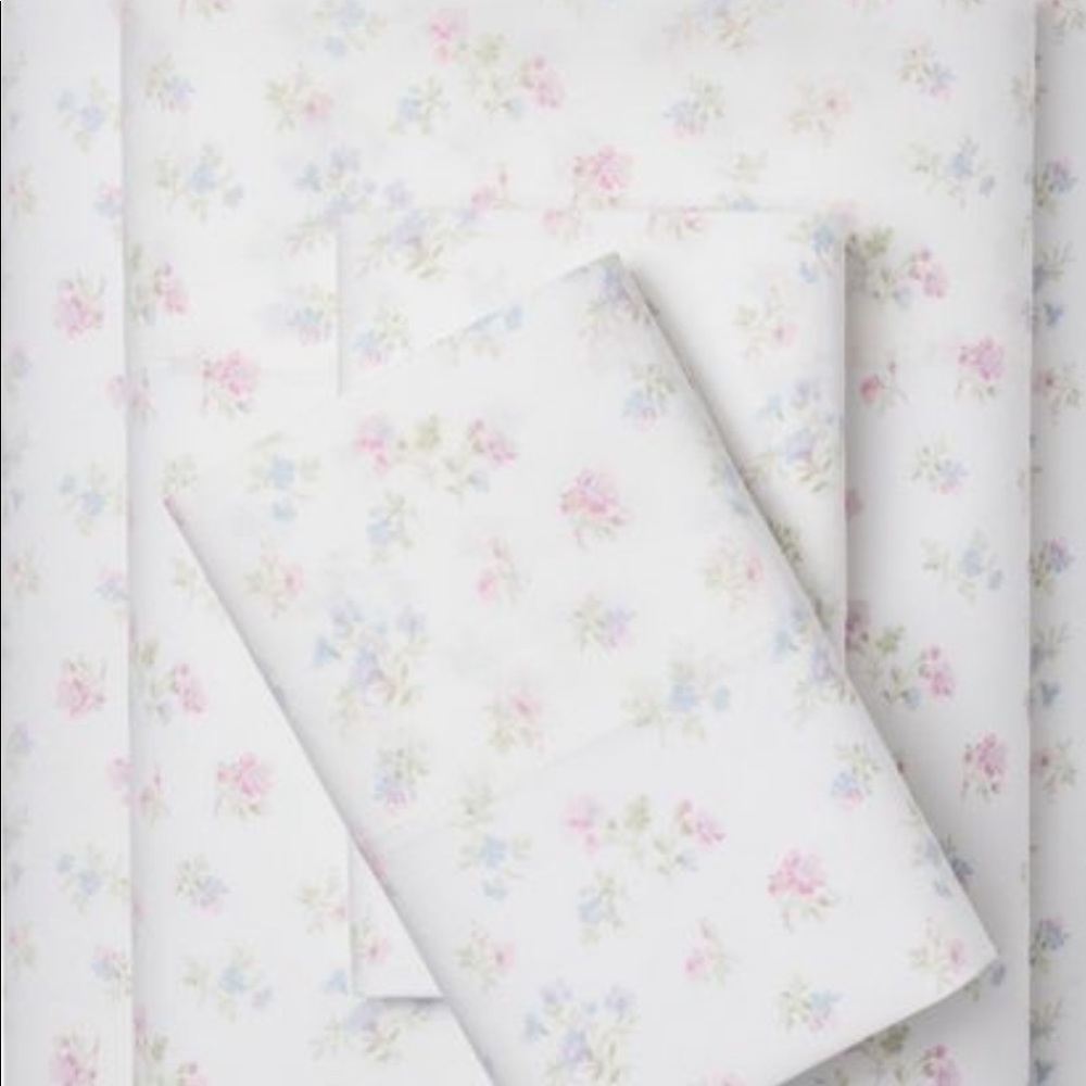 Simply Shabby Chic Cotton Percale Twin Sheet Set